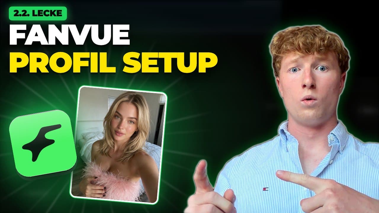 2.2 · Fanvue profil teljes setup